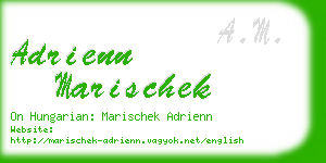 adrienn marischek business card